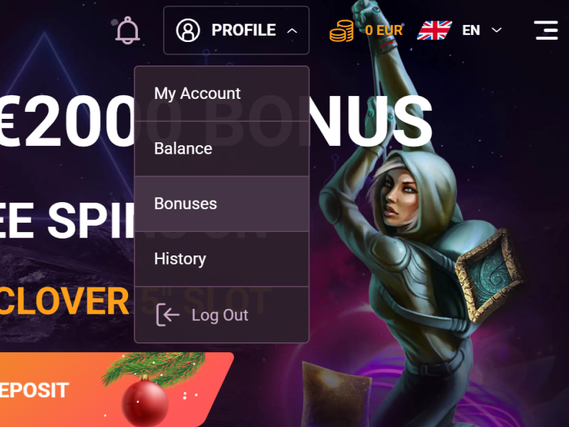 Ricky Casino promotions section showing available no deposit bonus