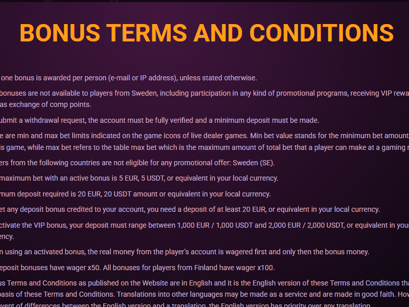 Tracking wagering requirements for Ricky Casino no deposit bonus
