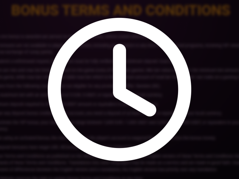 Promo code expiration time and bonus usage limits at Ricky Casino