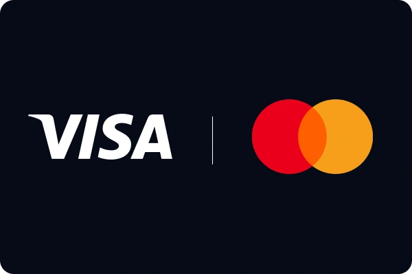 Credit and Debit Cards. Visa Mastercard