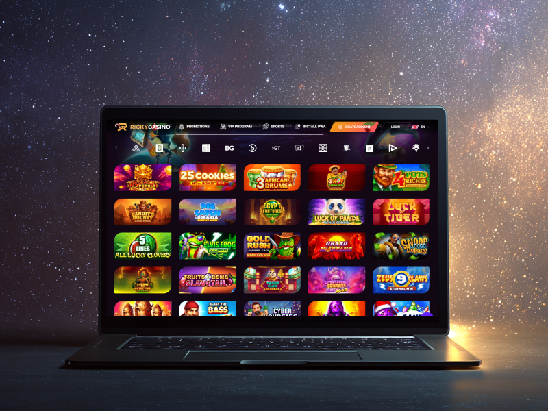 Ricky Casino Desktop