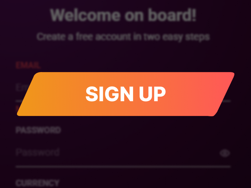 Completing Ricky Casino registration and confirming account via email